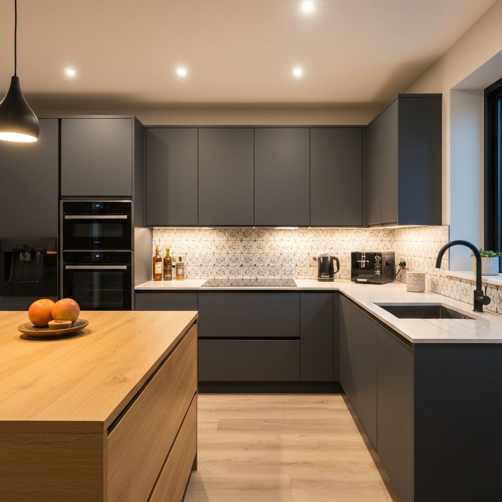 Contemporary kitchen design and fitting