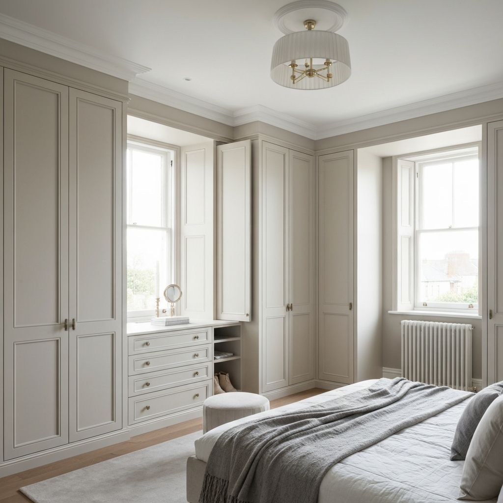 Elegant fitted bedroom installation